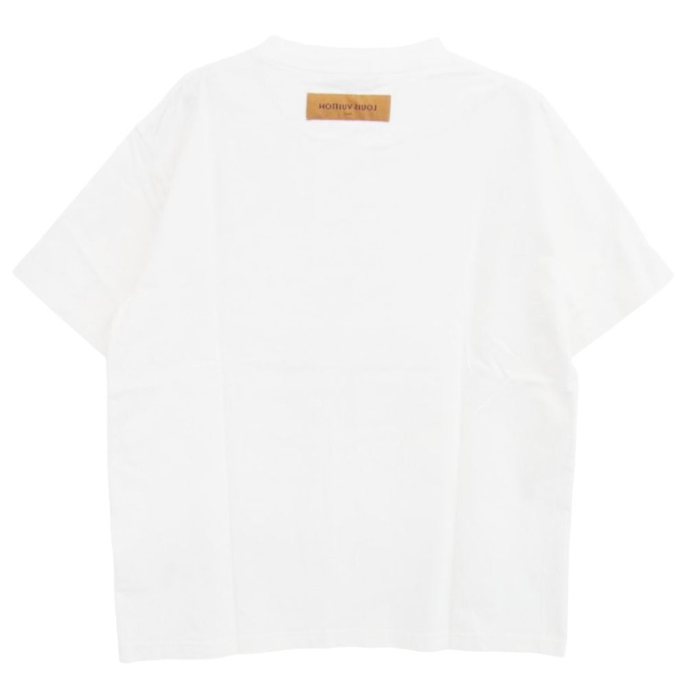 ルイヴィトン　半袖Tシャツ　メンズ　ホワイト　エンボス　美品　プラダ ルイヴィトン 半袖Tシャツ メンズ ホワイト エンボス 美品 プラダ ルイ