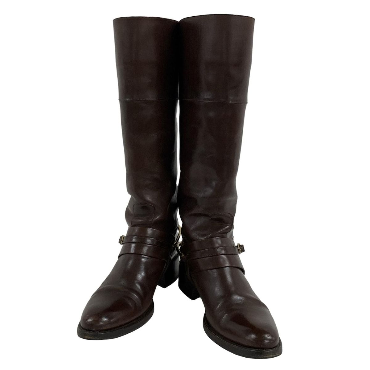 サルトル　ブラウンレザー ロングブーツ SARTORE（サルトル）の「【SARTORE/サルトル】ロング レザー