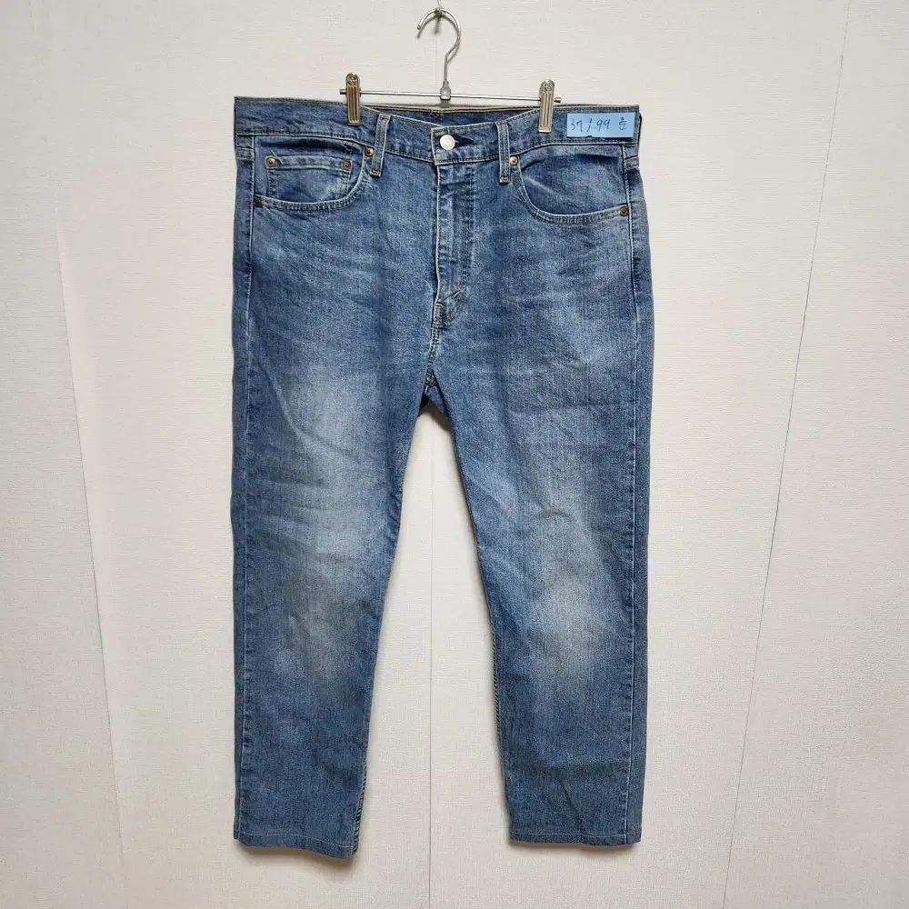 GUESS メンズ デニム ライトブルー USED ボトムス パンツ シンプル 