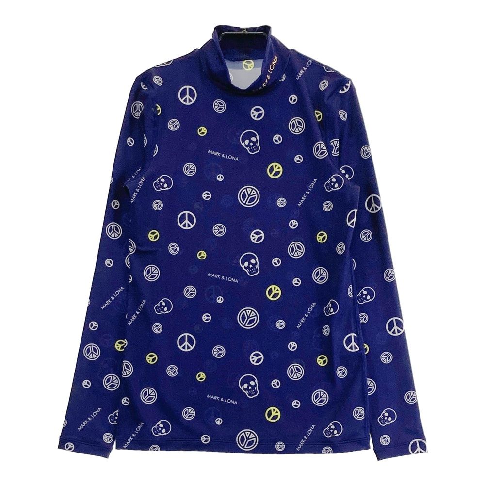 サイズ S MARK-LONA マークアンドロナ MLW-17S-U02 長袖インナーTシャツ ネイビー系 240001198110 ゴルフウェア レディース ストスト