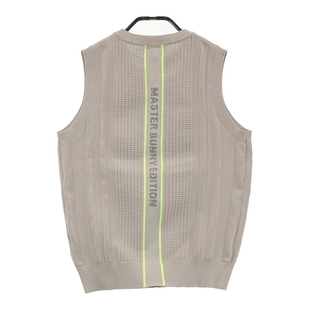 MASTER BUNNY EDITION ベージュ ベスト サイズ0 ナイロンリップ中綿フルジップベスト | MASTER BUNNY EDITION