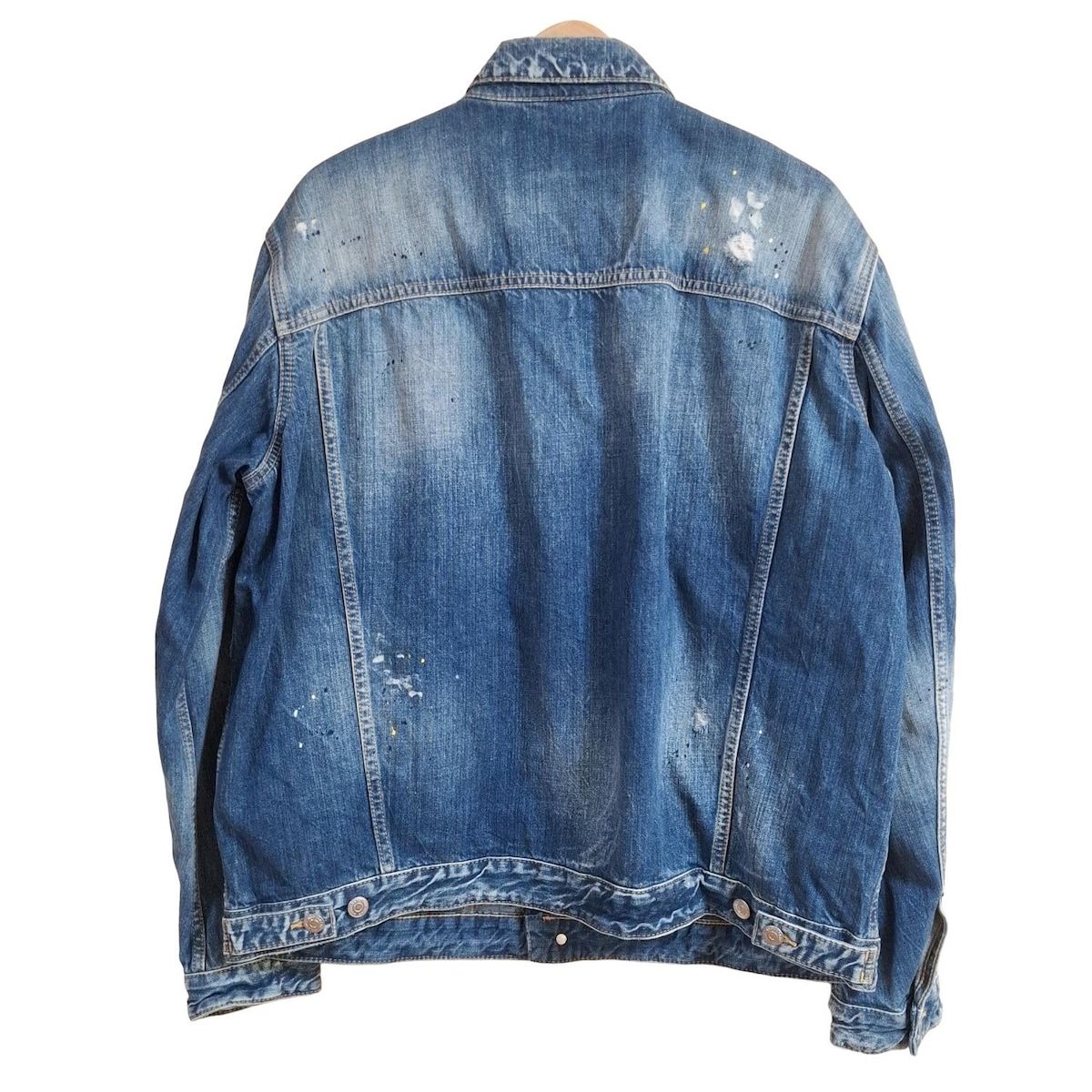 美品　ディースクエアード DSQUARED2 デニムジャケット　48 Dsquared2 デニムジャケット 48 S74AM1425 S30342 ブルー コットン