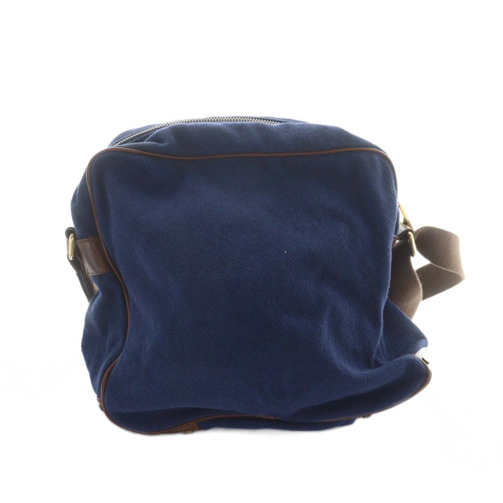 Dolce & Gabbana ショルダーバッグ ブラウンキャンバス/ネイビー ドルチェ&ガッバーナ ドルガバ DOLCE&GABBANA ショルダーバッグ 斜