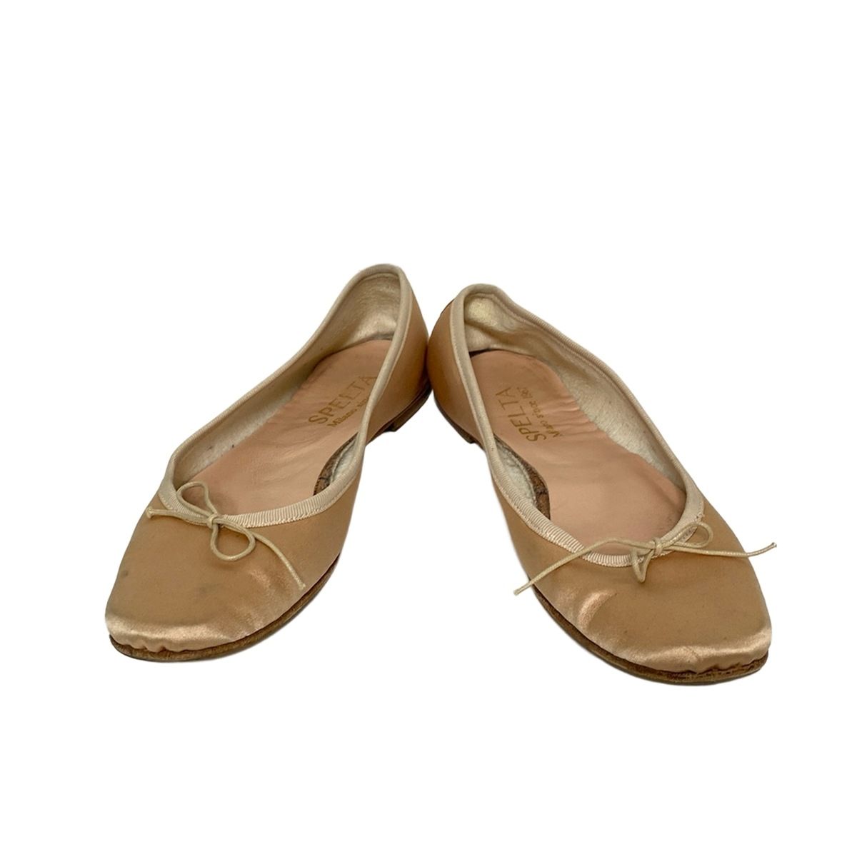 SPELTA スペルタ フラットシューズ 37 レディース ベージュ リボン