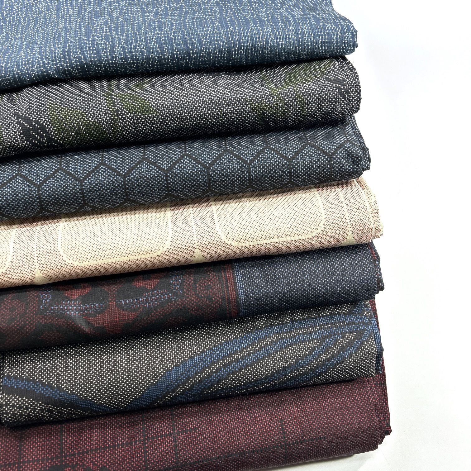 大島紬 7枚 正絹 着物お 同梱 リメイク用 着付け L001