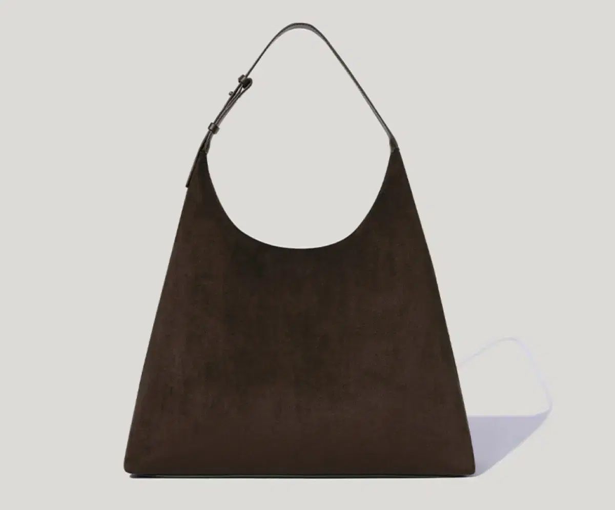 オブヒ プラム PLUM スウェード HOBO BAG ダークブラウン