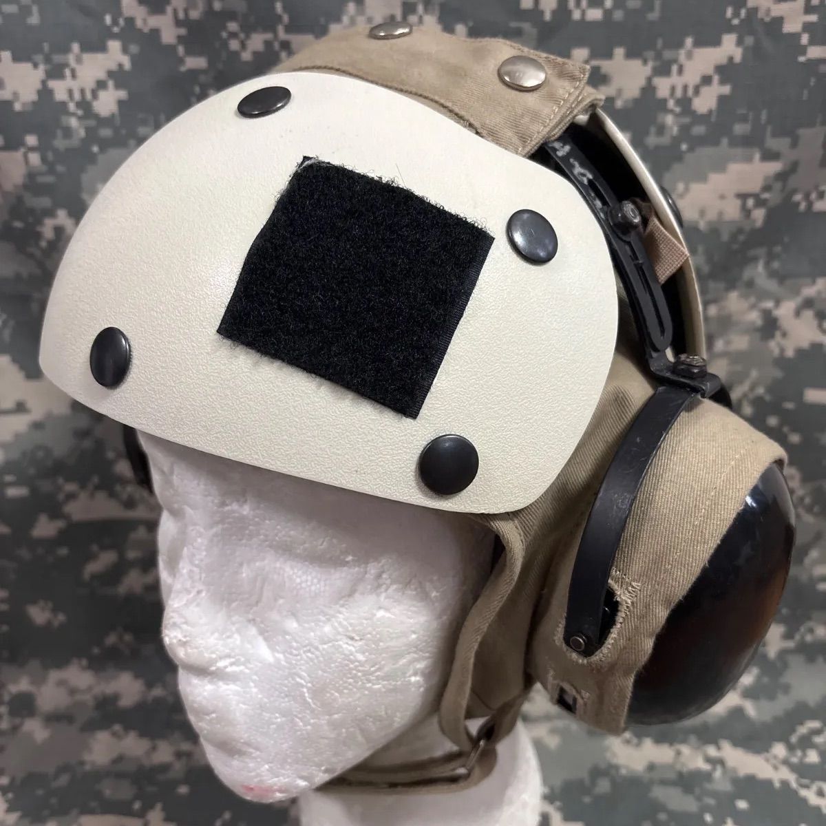 米軍 実物 FLIGHT 工場 DECK CREWMAN'S HELMETS 送料無料 A21