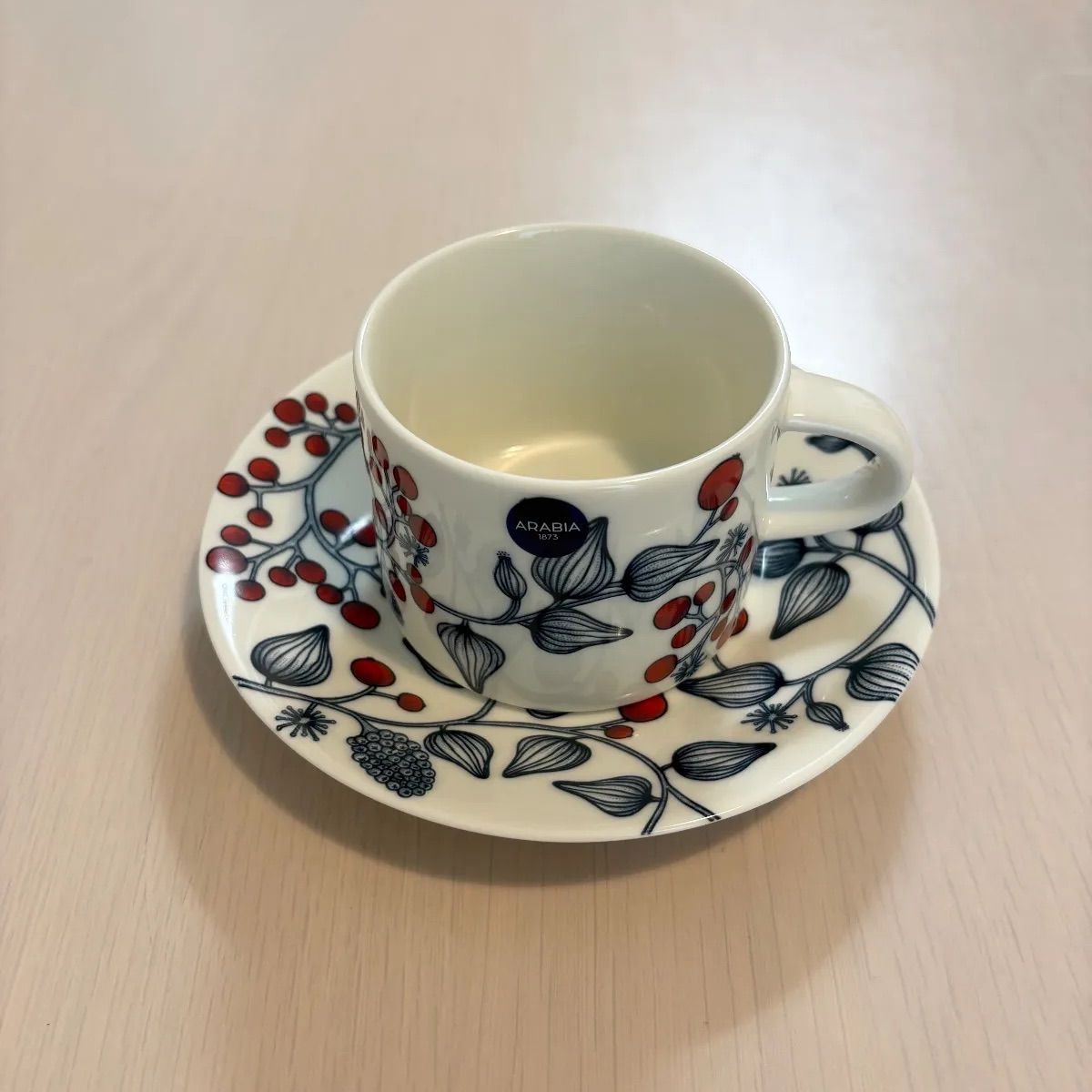 アラビア ルノ ティーカップ&ソーサー プレート コースター フロスト