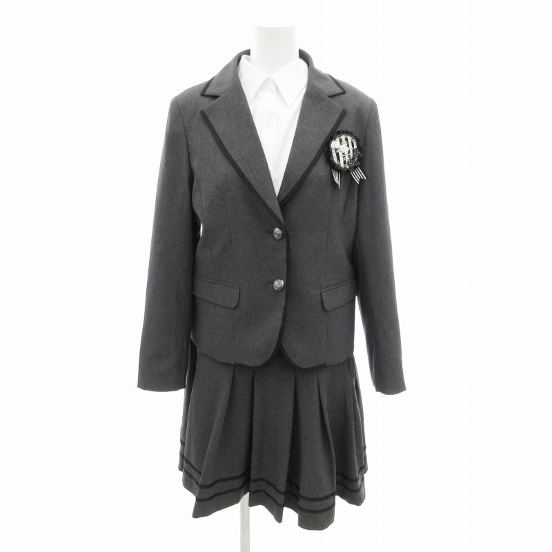 デコラピンキーズ　セーラー服フォーマルセットアップ　4点セット　金ボタン　160 デコラピンキーズ セーラー服フォーマルセットアップ 4点セット