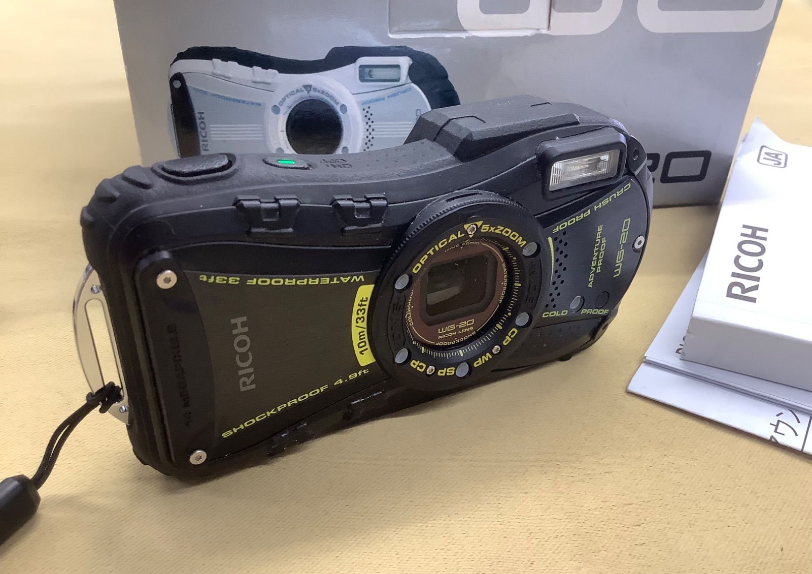 リコー RICOH WG-20 ブラック リコー RICOH WG-20 ブラック リコー WG