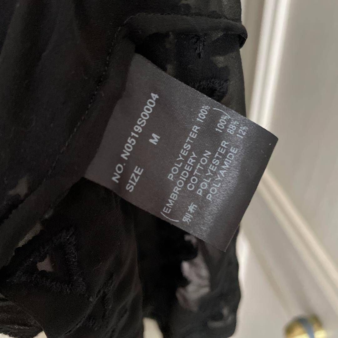 トップス 透け感