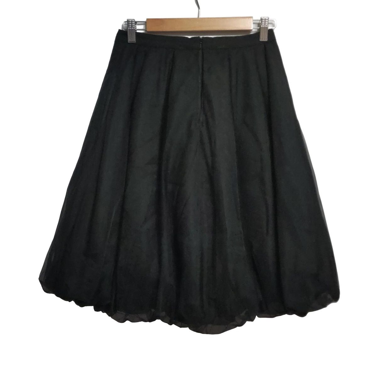 FOXEY フォクシー バルーンスカート サイズ40 M レディース - 40328 黒 ひざ丈