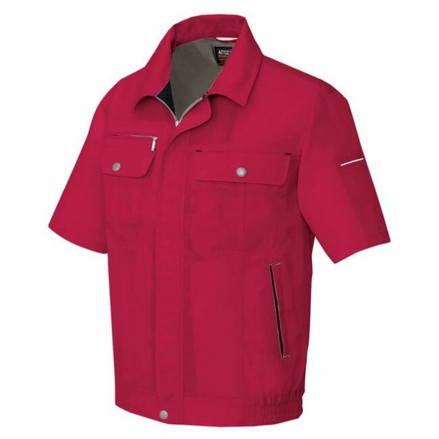 種類13：003シルバーグレー×ブラック/L AZ-5561 アイトス 半袖ブルゾン