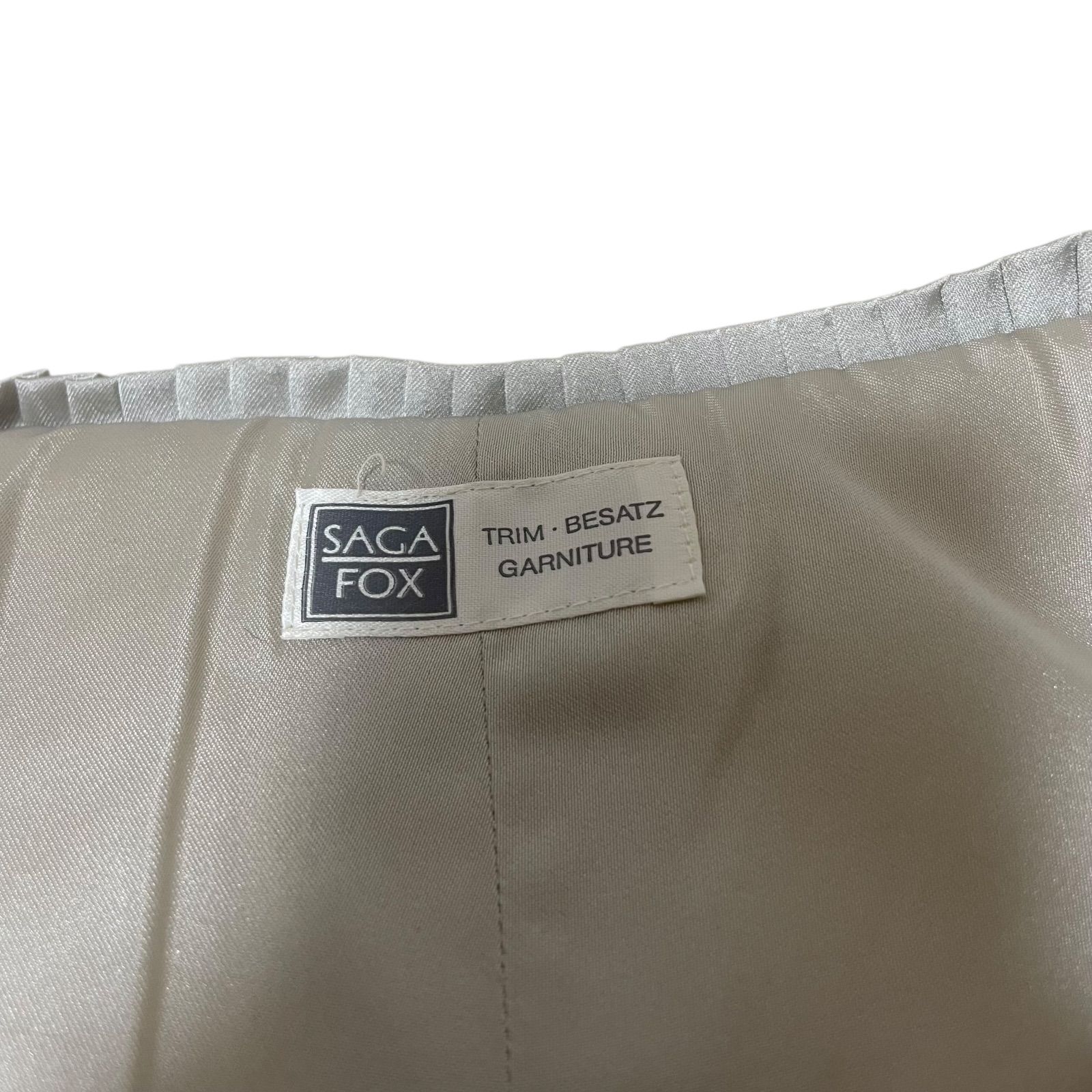 RE259【美品】SAGA FOX TRIM BESATZ GARNITURE リアルファー ショール