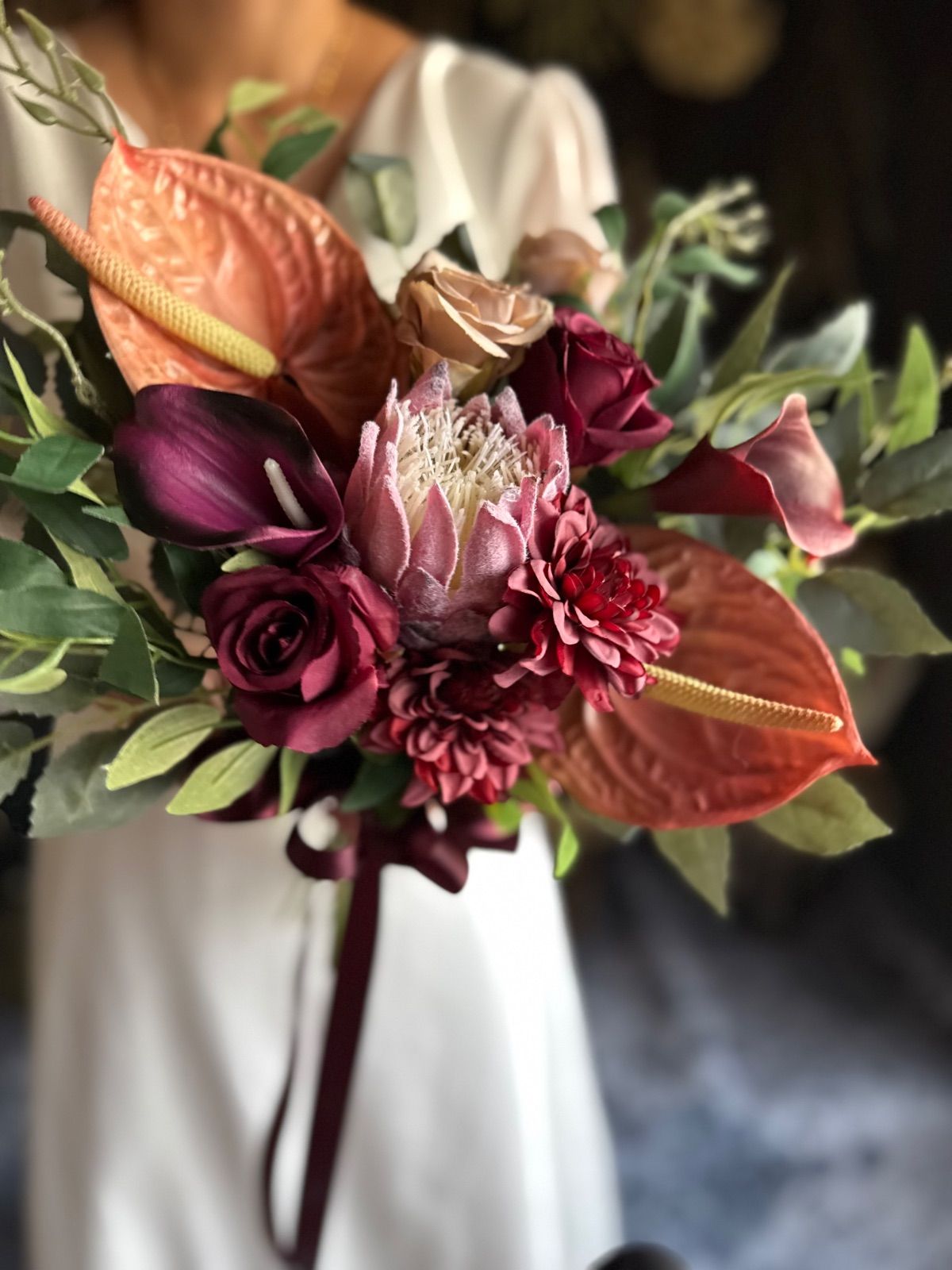 ワイルドクラッチブーケ