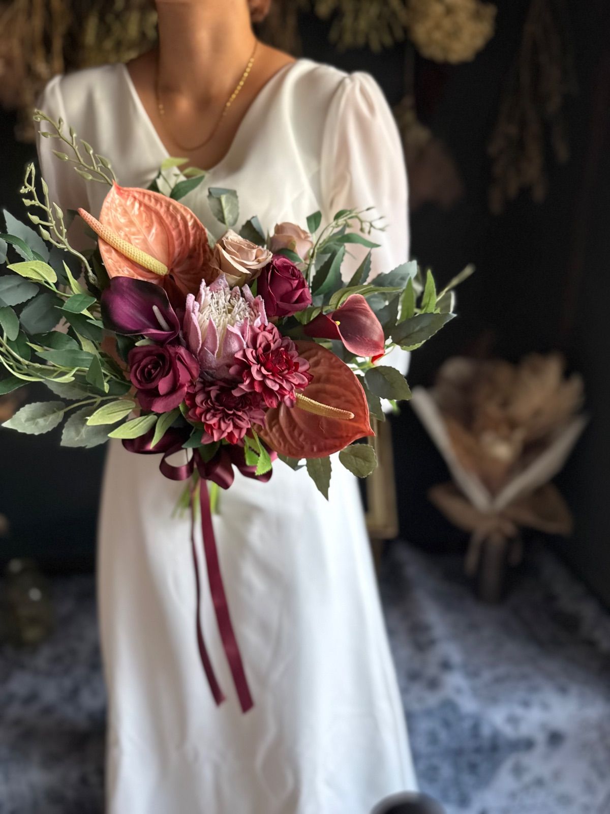 レンタル戻り ワイルドクラッチブーケ