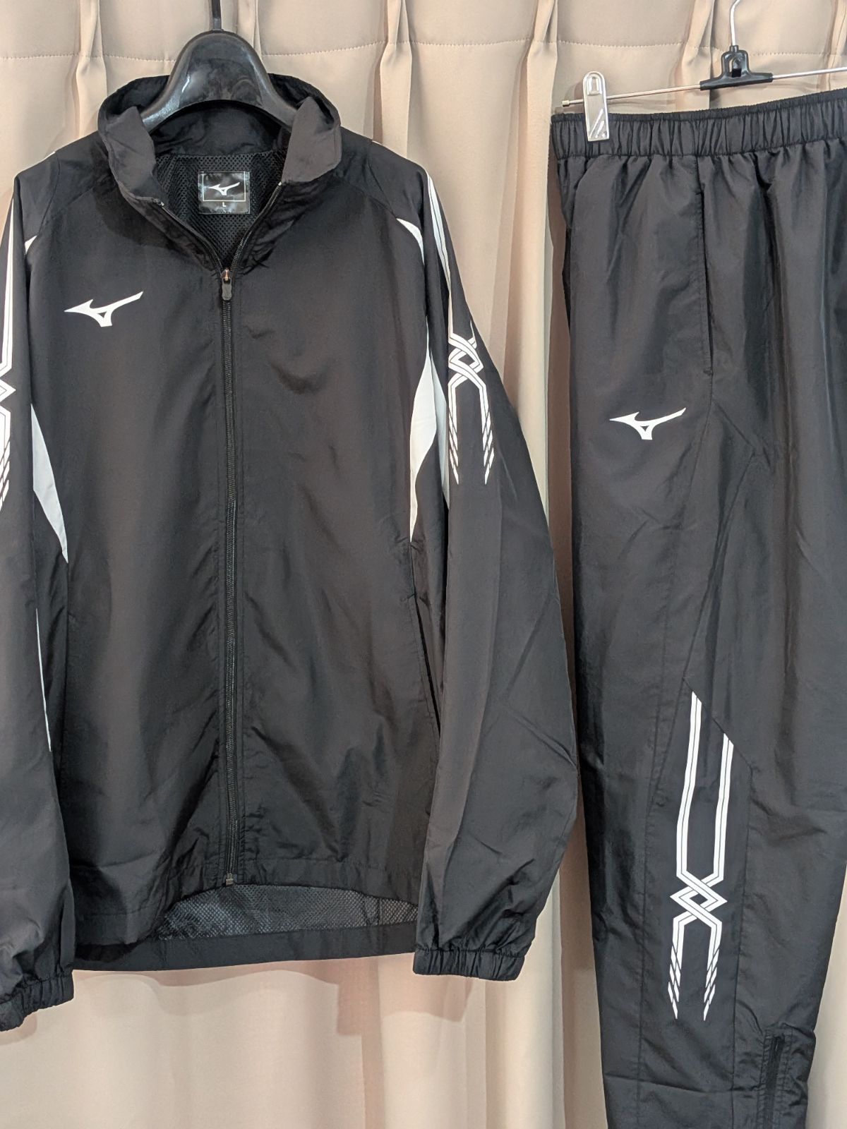 Mizuno ミズノ MTC MCライン ウィンドブレーカー 上下 セットアップ 黒 L