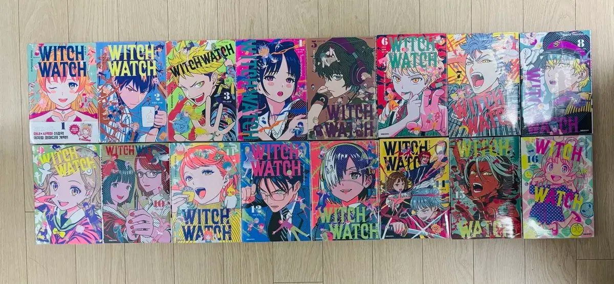 WITCH WATCH（ウィッチウォッチ） 1〜16（全巻初版帯付き） コミック