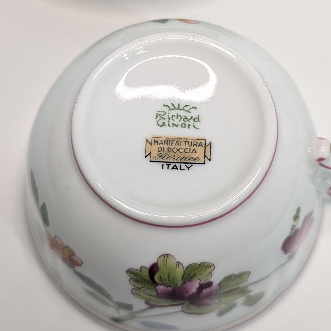 リチャードジノリ 希少 グランデューカ 廃盤品 ティーカップ ソーサー