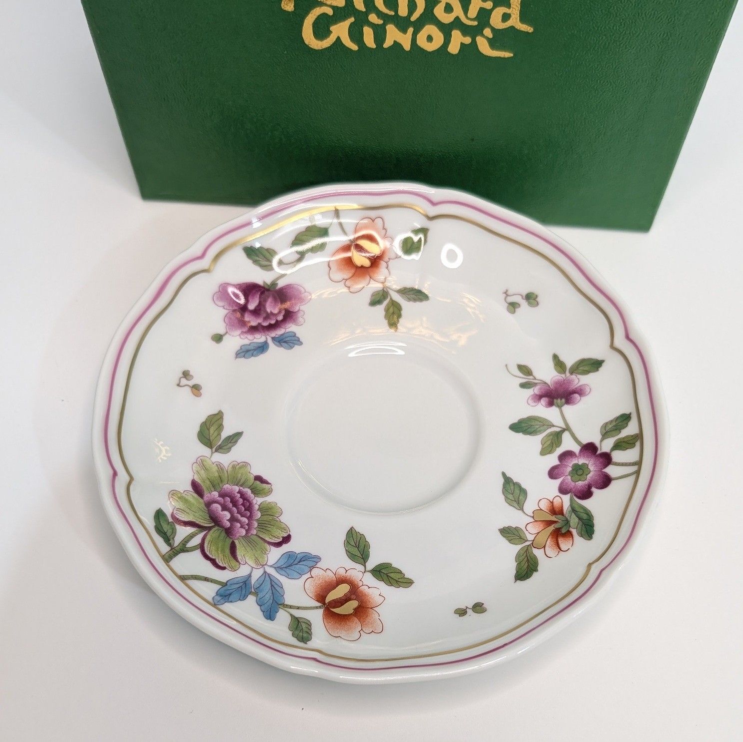 リチャードジノリ 希少 グランデューカ 廃盤品 ティーカップ ソーサー