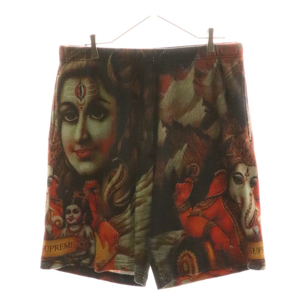SUPREME シュプリーム 19AW Ganesh Waffle Short ガネーシャ ワッフルショーツ 総柄 マルチ
