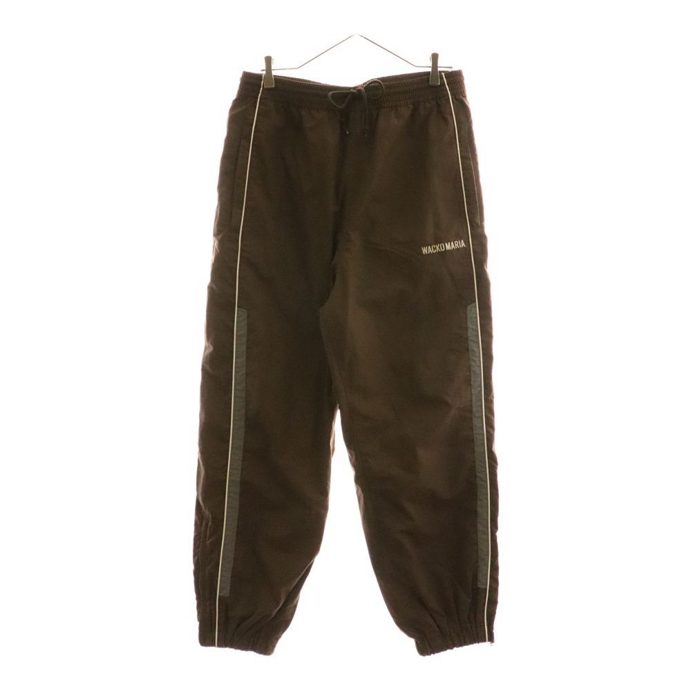 WACKO MARIA ワコマリア フロントロゴ刺繍 ナイロンパンツ ブラウン
