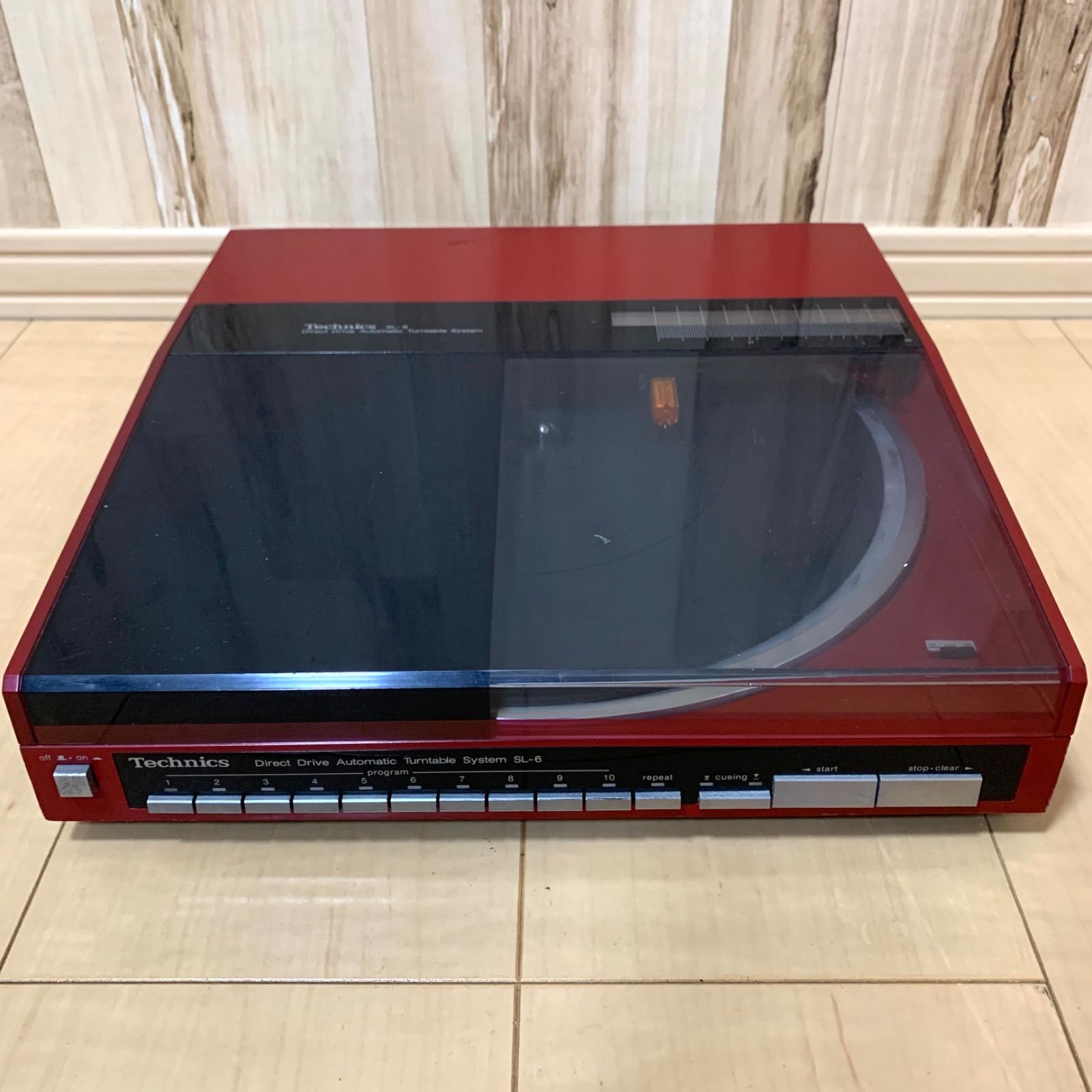 Technics システムコンポ コンサイス6 SB-F6/SL-6/SA-K6レッド 赤