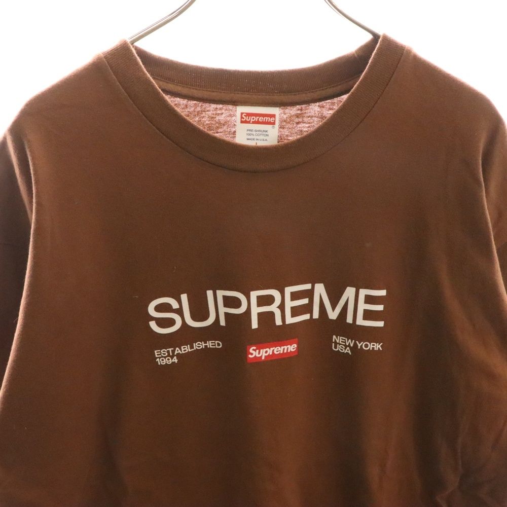 SUPREME (シュプリーム) 21AW Est.1994 Tee イースト1994 ロゴプリント
