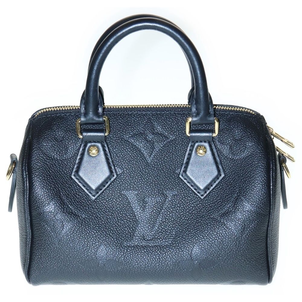 LOUIS VUITTON ルイヴィトン モノグラムアンプラント スピーディ バンドリエール20 2wayショルダーバッグ ハンドバッグ ブラック レザー RFID M58953