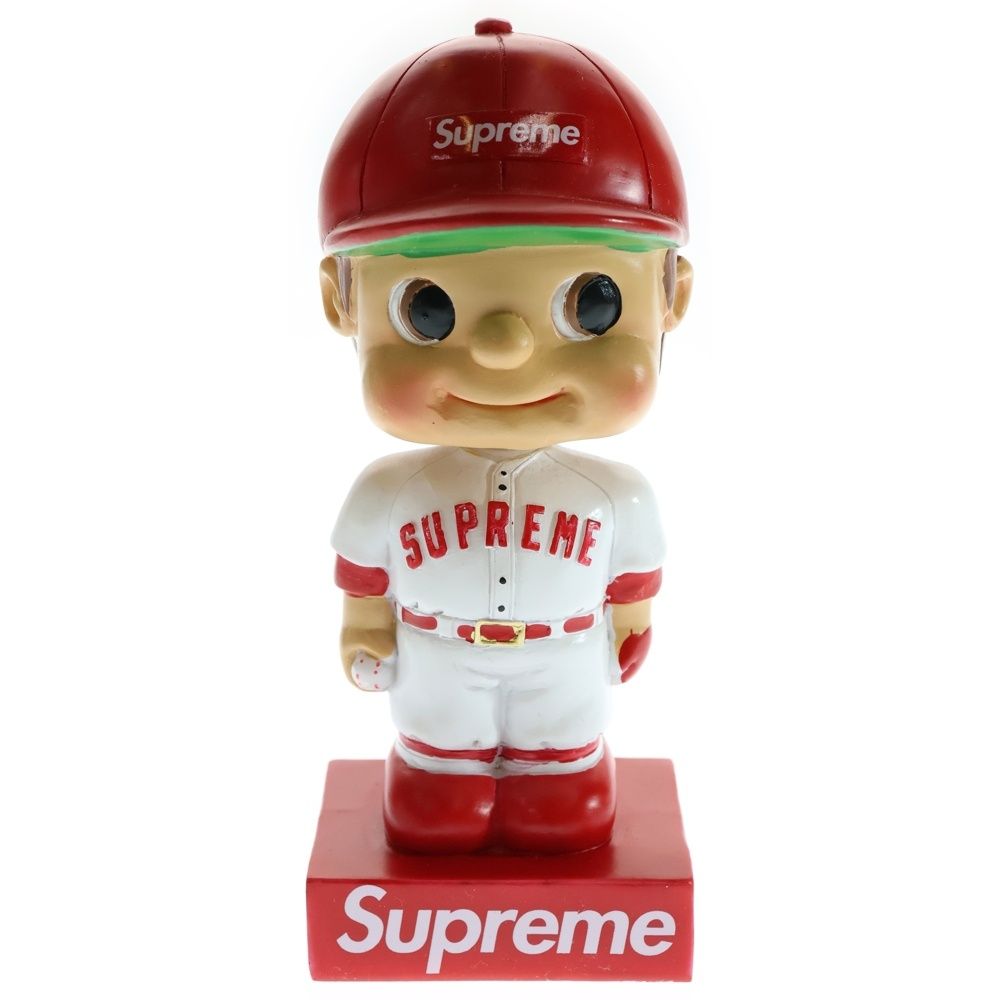 SUPREME シュプリーム 23SS ボブルヘッド フィギュア オブジェ ホワイト レッド