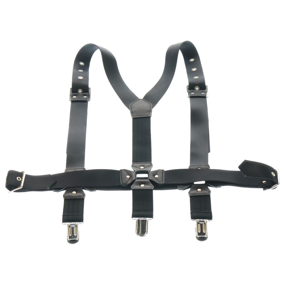 NOIR KEI NINOMIYA ノワール ケイニノミヤ レザーパーツ サスペンダー ハーネス ブラック レディース