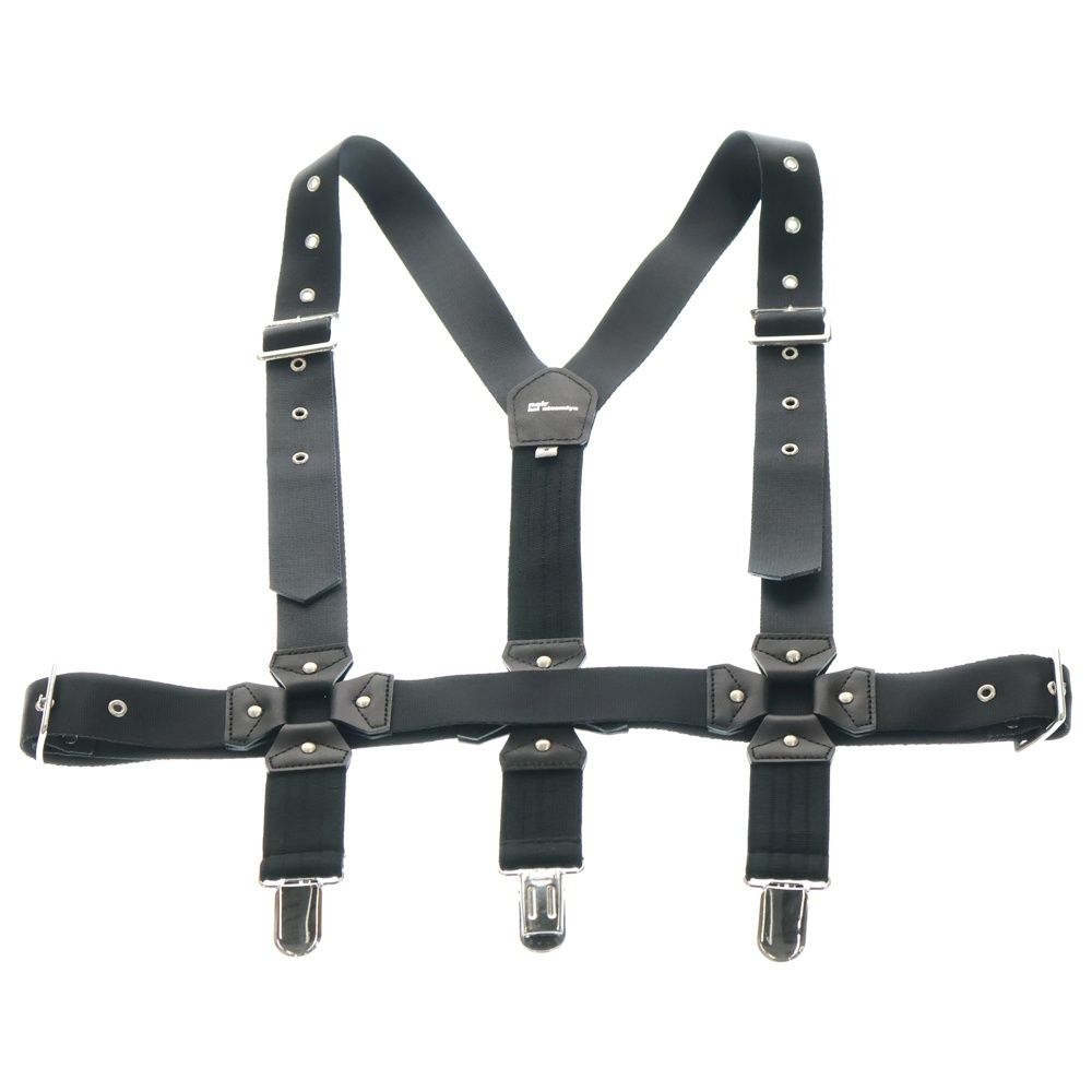 NOIR KEI NINOMIYA ノワール ケイニノミヤ レザーパーツ サスペンダー ハーネス ブラック レディース