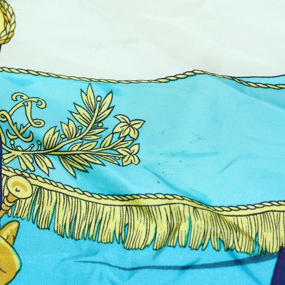 HERMES (エルメス) カレ90 クイーンの戴冠式 スカーフ マルチカラー