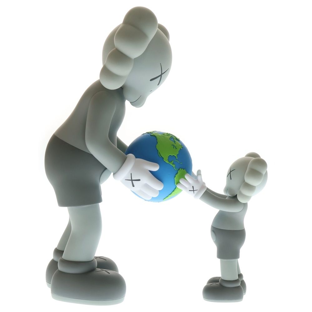 MEDICOM TOY メディコムトイ ×KAWS カウズ The Promise ザ プロミス フィギュア 人形 グレー