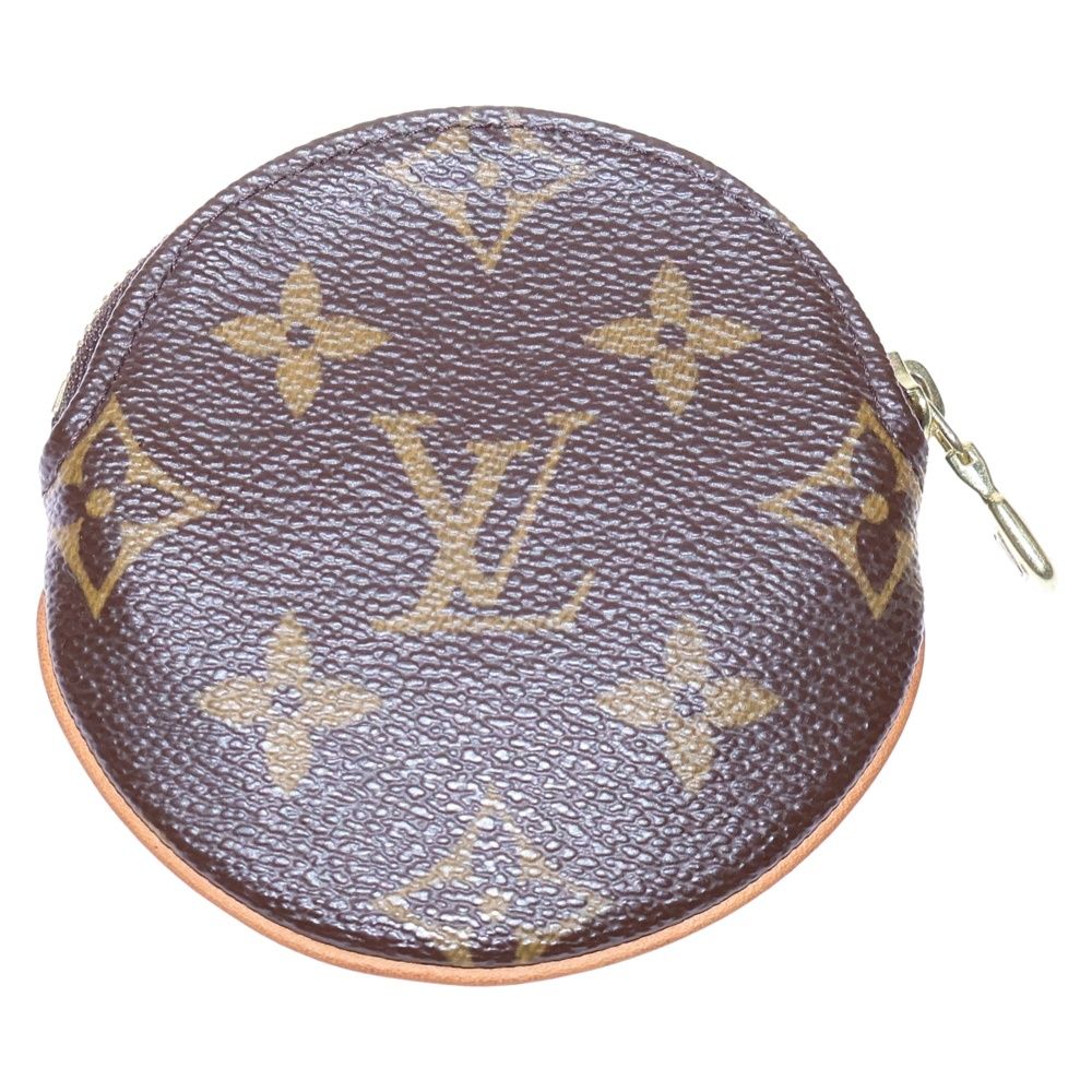 LOUIS VUITTON ルイヴィトン モノグラム ポルトモネ ロン コインケース小銭入れ ブラウン PVCレザー M61926