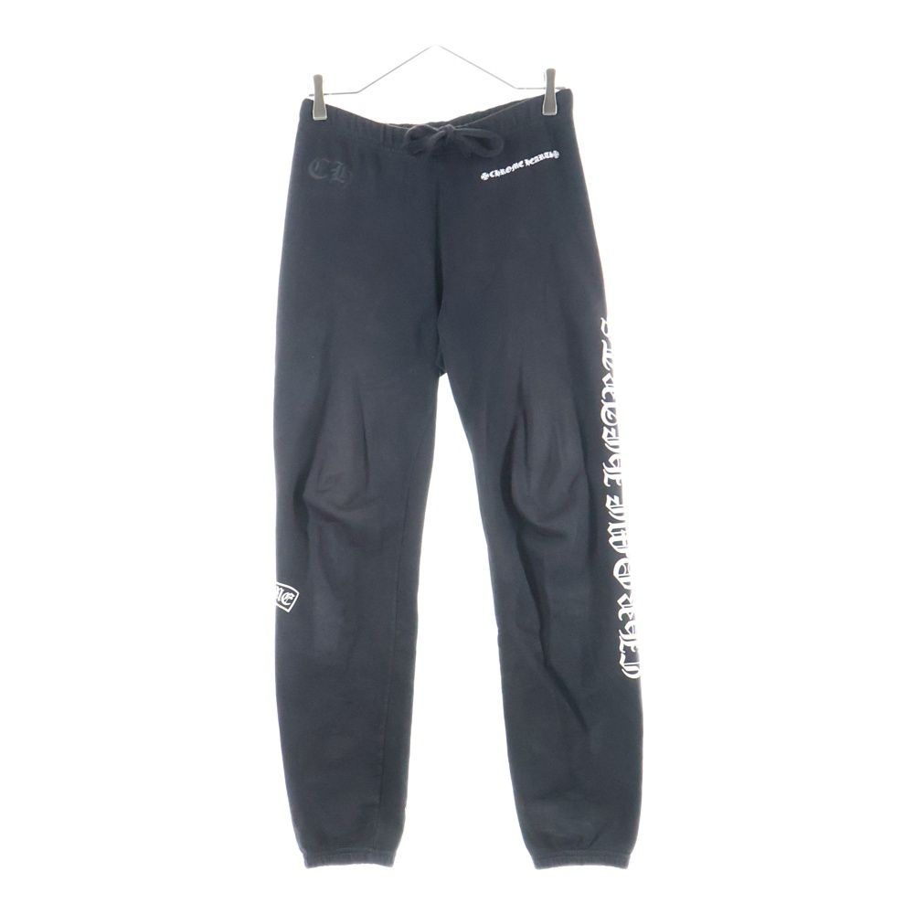 CHROME HEARTS クロムハーツ FUCK YOU SWEAT PANTS ファックユー サイドプリント スウェットパンツ ブラック