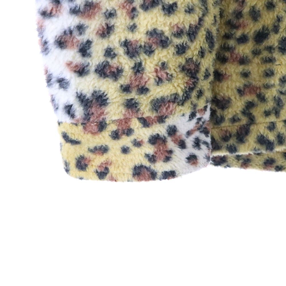SUPREME (シュプリーム) 23AW Fleece Zip Up Hooded Shirt レオパード