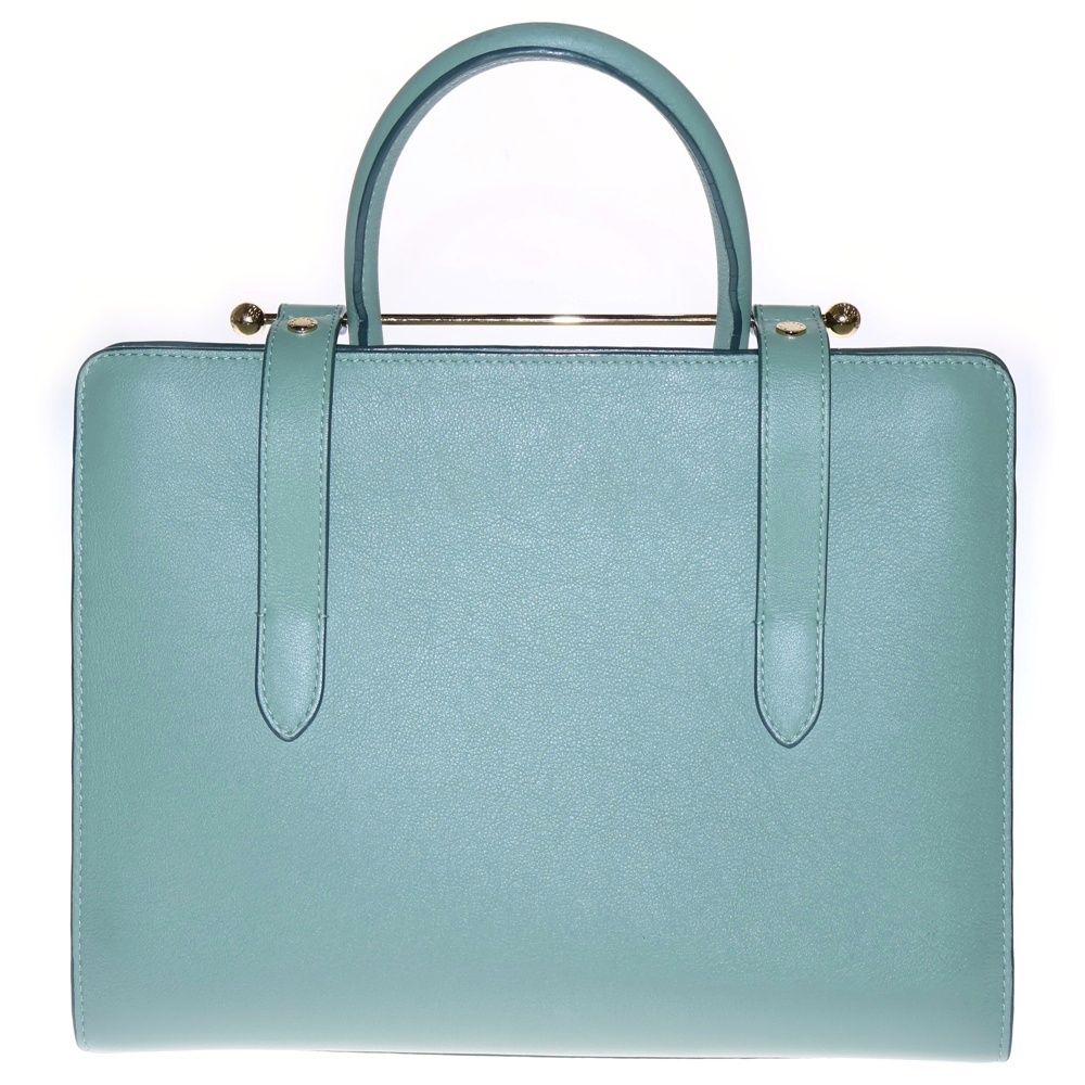 NO BRAND ノーブランド Strathberry ストラスベリー Midi Tote 2wayハンド ショルダーバッグ グリーン