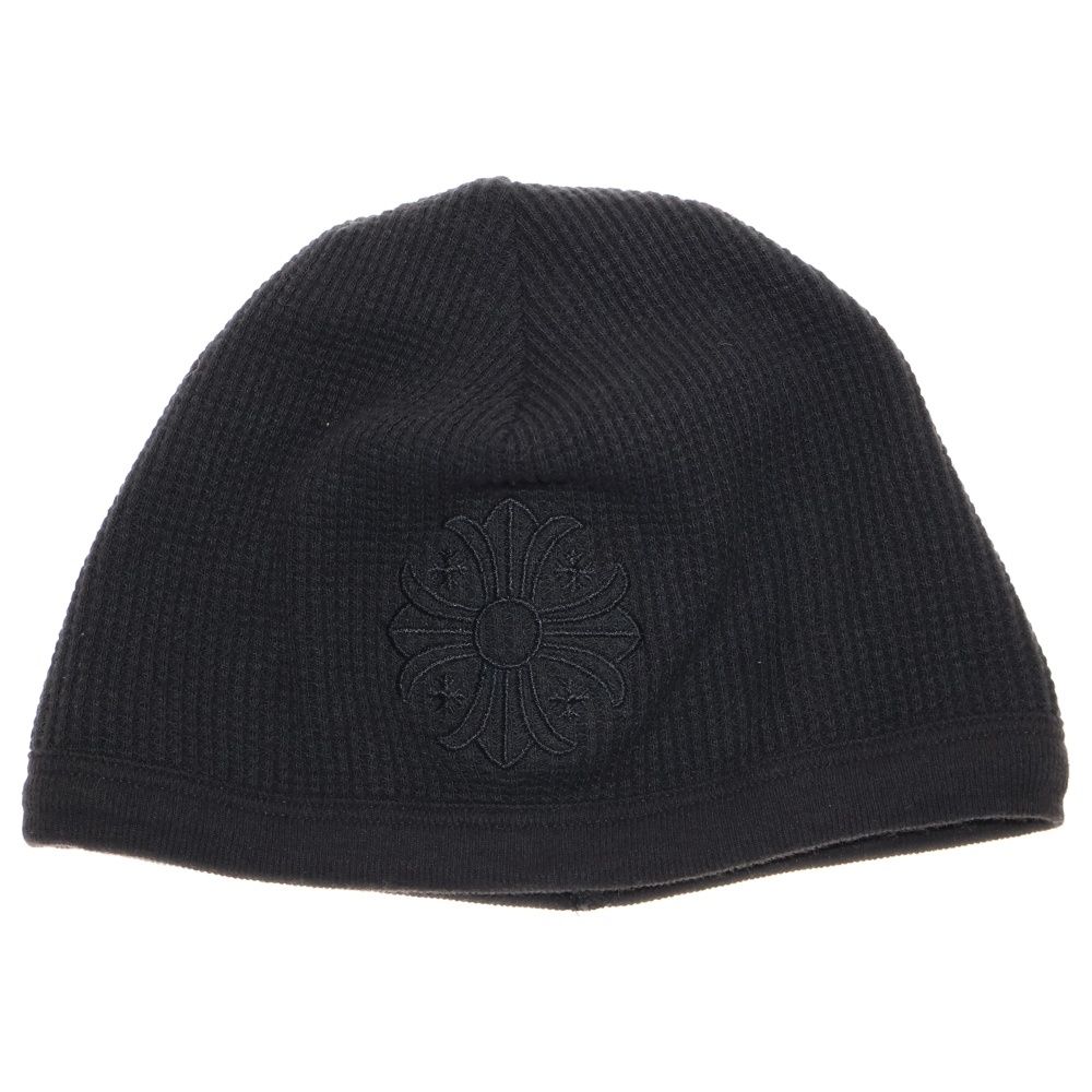 CHROME HEARTS (クロムハーツ) CHプラス刺繍 ビーニー ニットキャップ