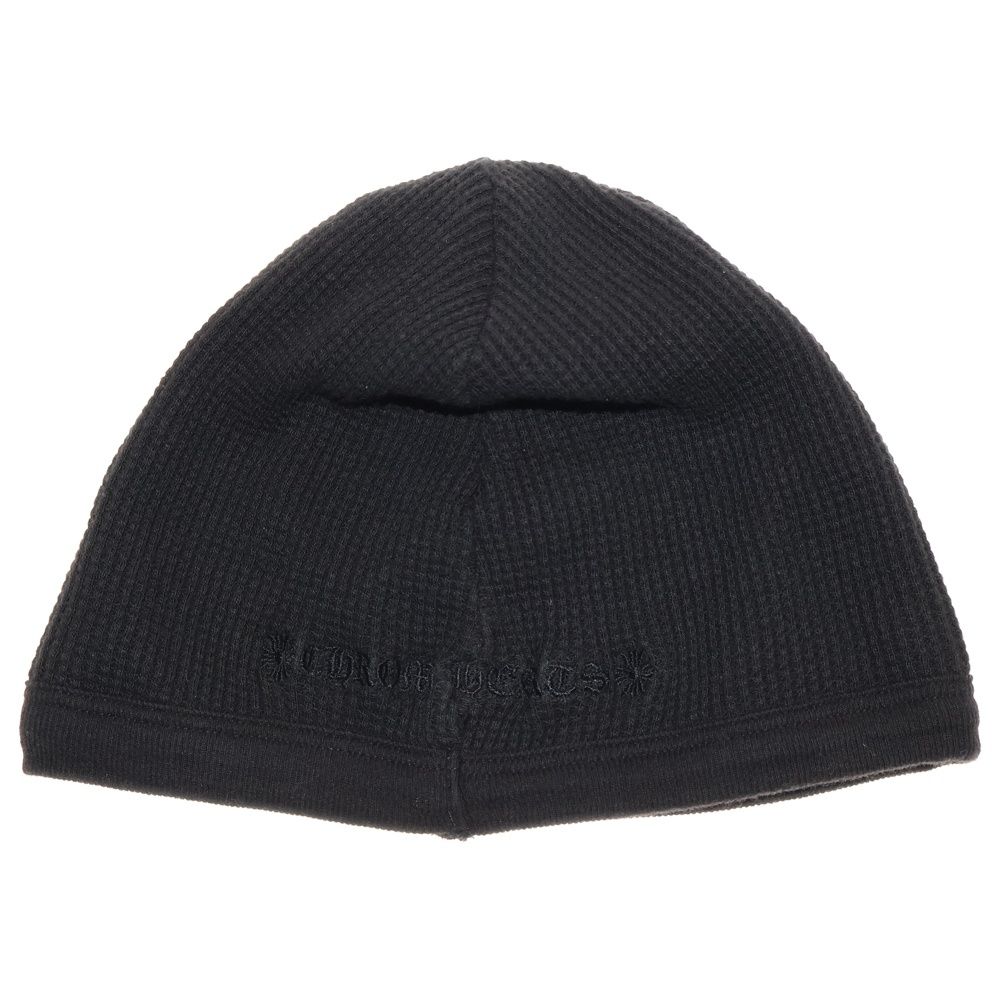 CHROME HEARTS (クロムハーツ) CHプラス刺繍 ビーニー ニット