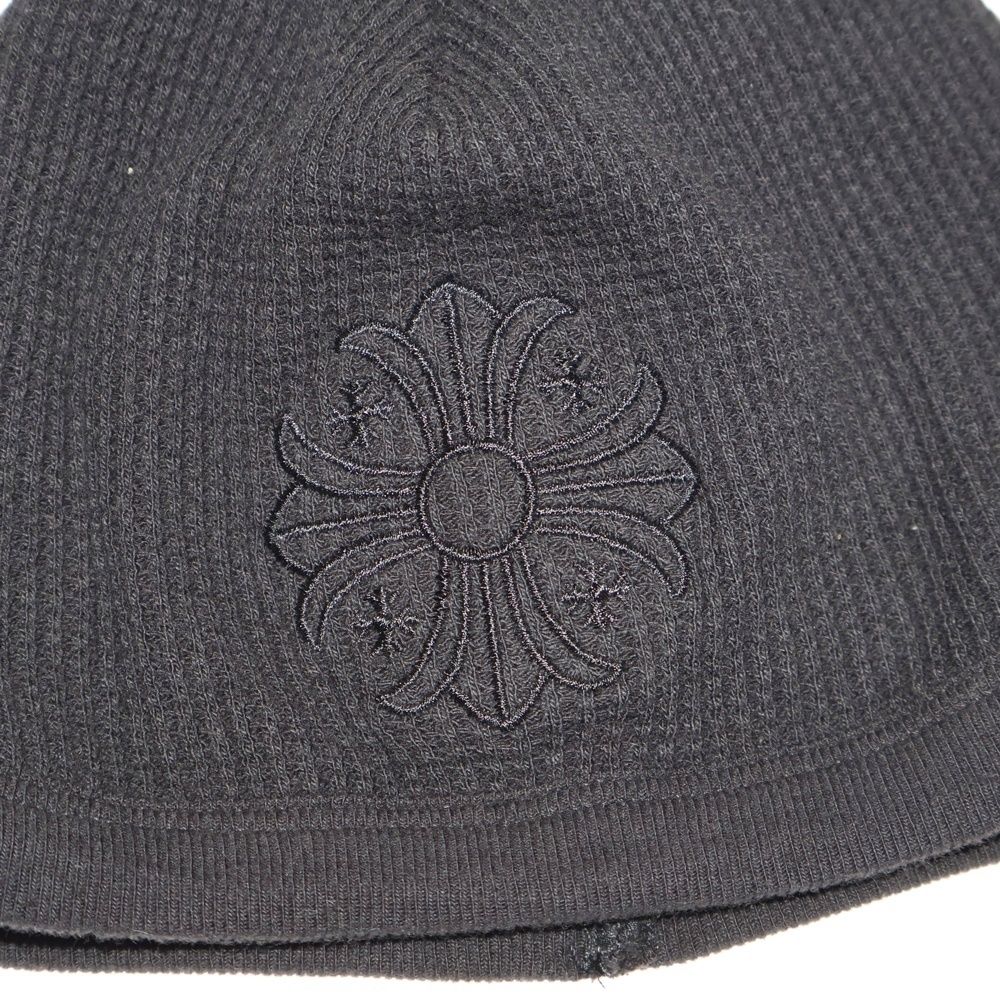 CHROME HEARTS (クロムハーツ) CHプラス刺繍 ビーニー ニット