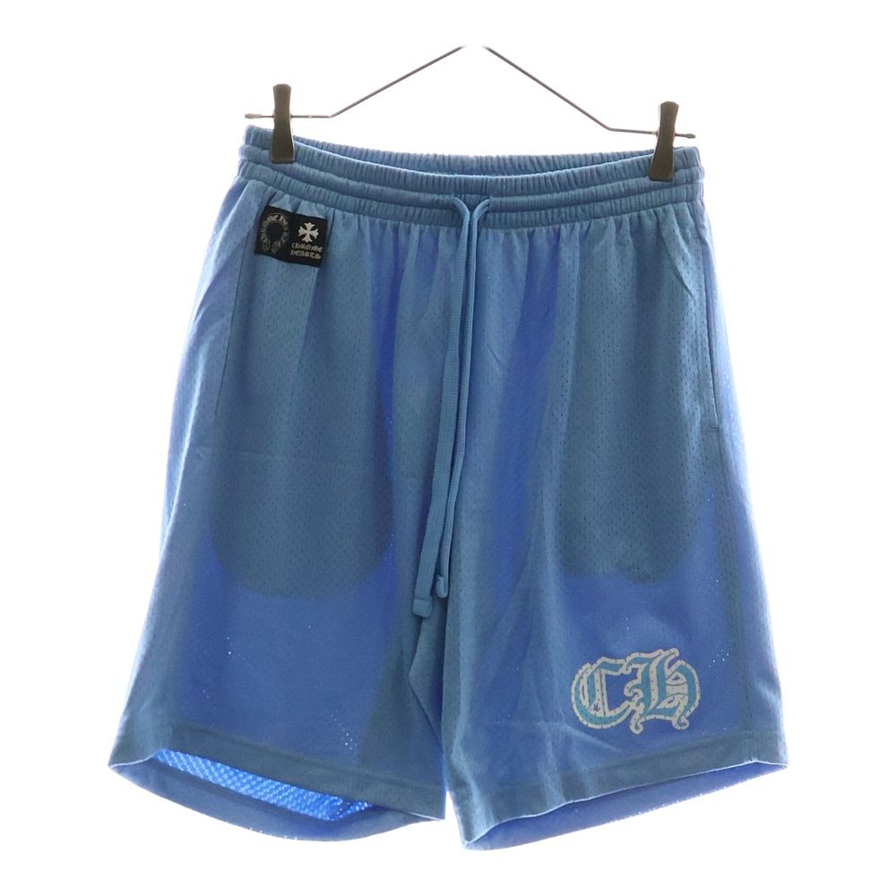 クロムハーツ MESH VARSITY SHORTS CHプリントメッシュハーフパンツ