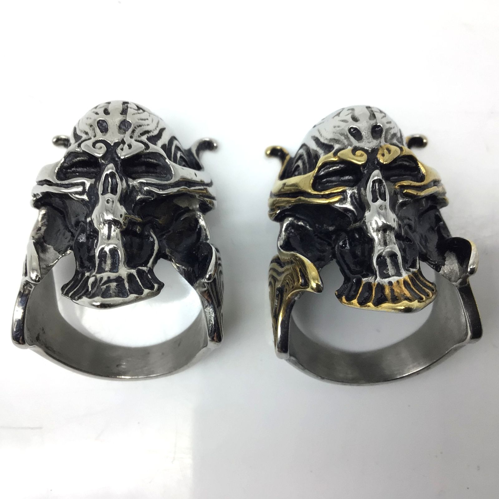 10497 牙狼 GARO ザルバ 指輪 魔導輪 リング 20号 2個セット 特撮 黄金 