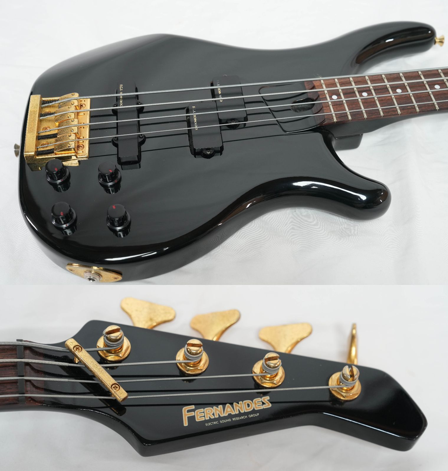 フェルナンデス ミディアムスケール ベース ブラック FERNANDES エレキ
