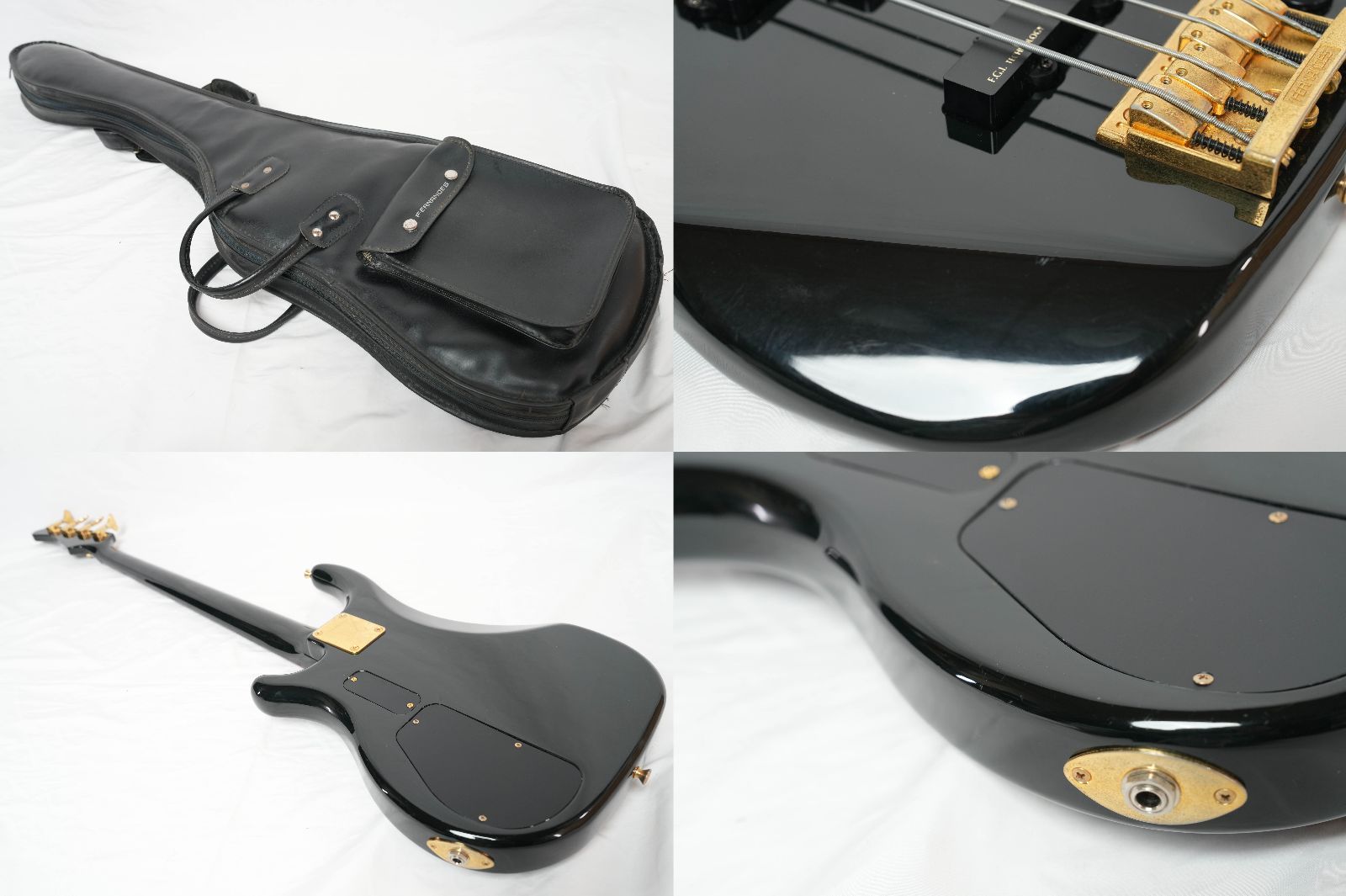 ☆FERNANDES☆FRB-70 BLACK ベース 80年代 日本製 状態良好 ミディアムスケール フェルナンデス