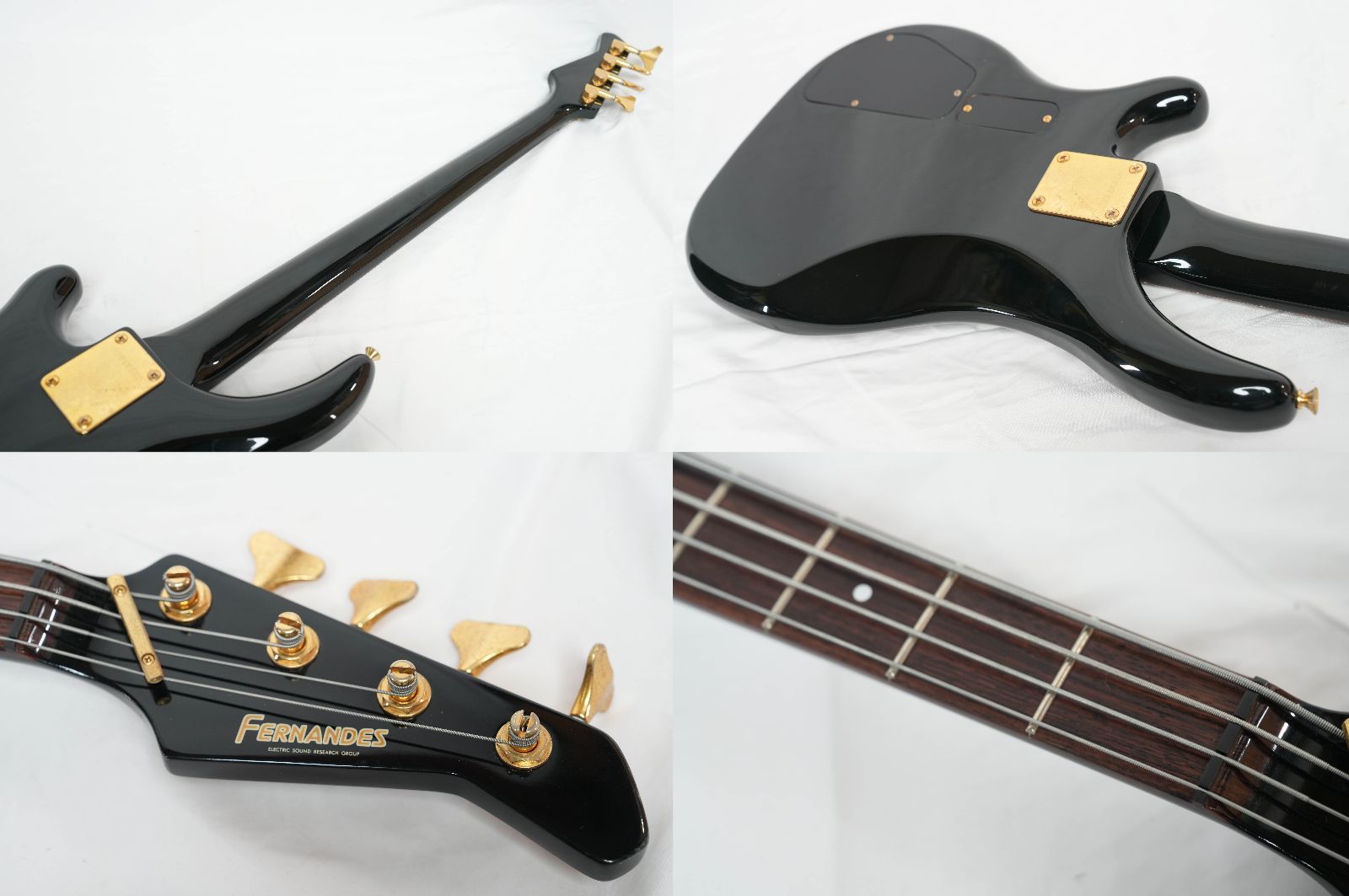 ☆FERNANDES☆FRB-70 BLACK ベース 80年代 日本製 状態良好 ミディアム