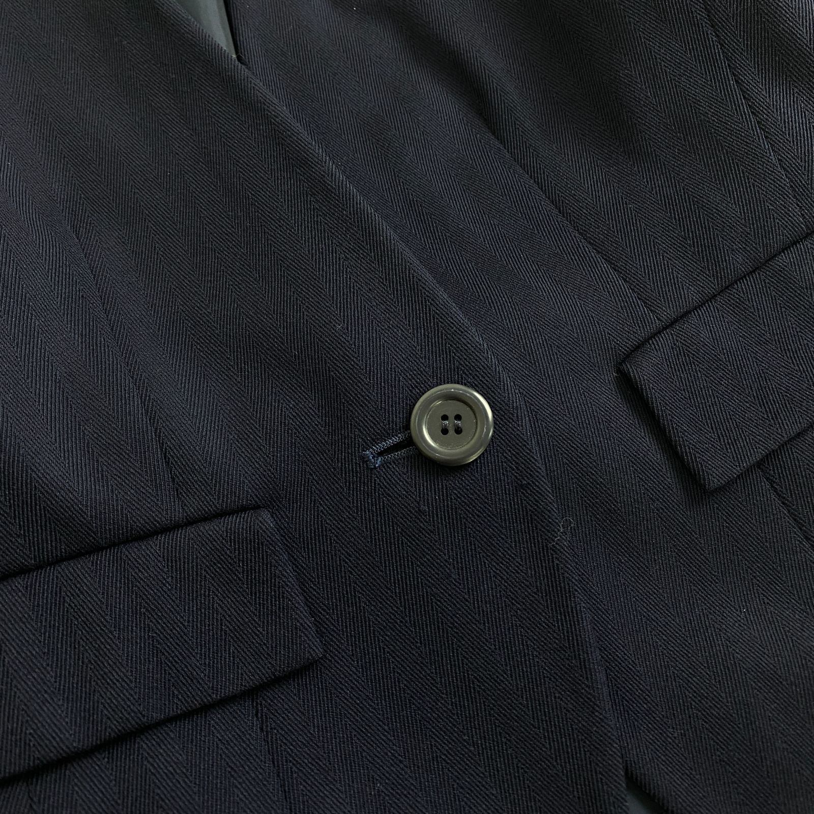 クリスチャンディオール セットアップ ノーカラージャケット シャドー