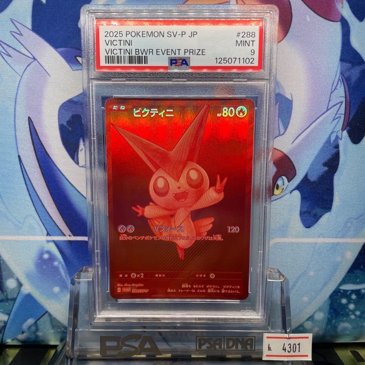 ビクティニ争奪戦 ビクティニBWR 288/sv-p PSA9 鑑定品 ビクティニ争奪