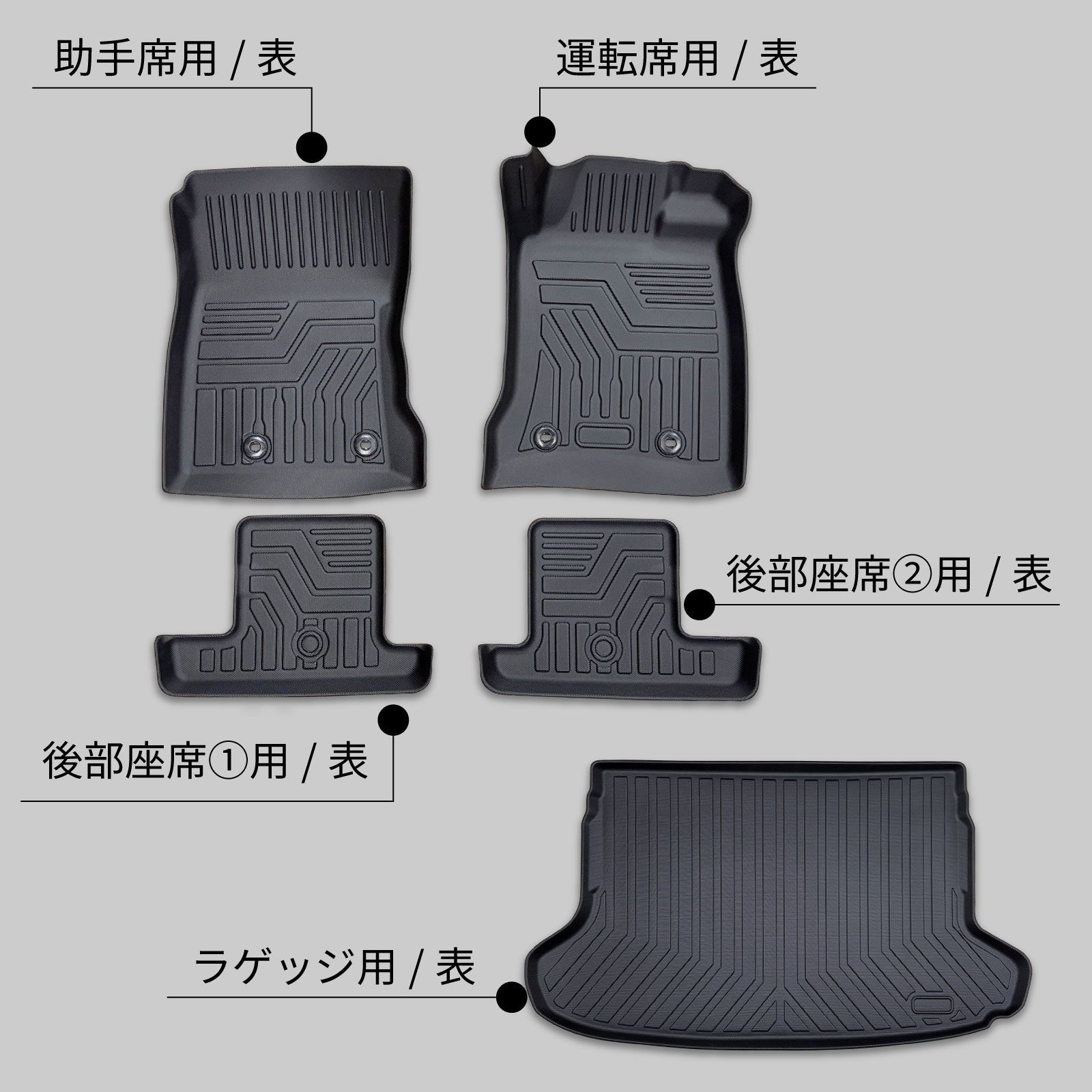 滑りにくい シボ加工