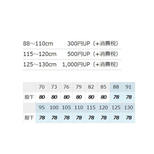 種類76：008ネイビー/110(+330円） AZ-6364 アイトス カーゴパンツ（2